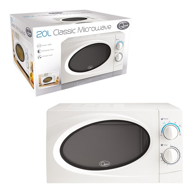 20L Microwave - White 20L Microwave - White