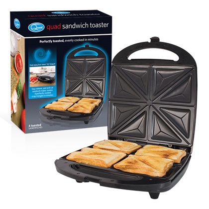 4 Portion Sandwich Toaster - Stainless Steel
