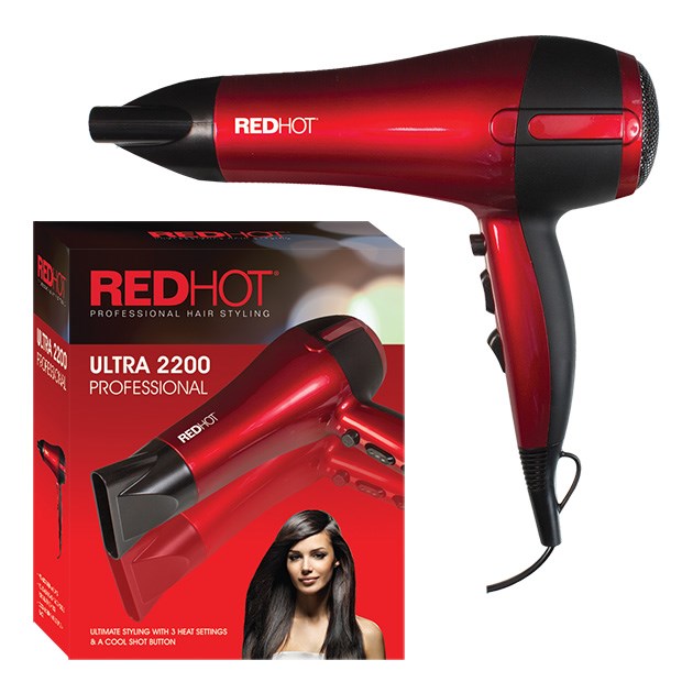 RedHot Professional Hair Dryer - Red RedHot Professional Hair Dryer - Red
