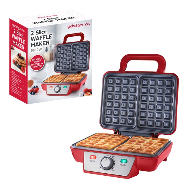 Global Gizmos Dual Waffle Maker Global Gizmos Dual Waffle Maker