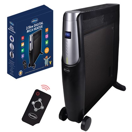 Silentnight 2.5Kw Digital Mica Heater with Remote
