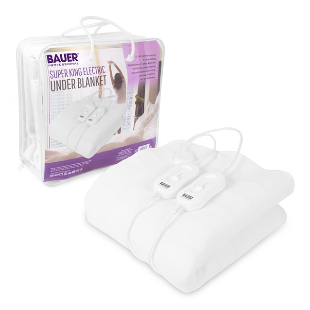 Bauer Electric Under Blanket Superking - 150x200cm Bauer Electric Under Blanket Superking - 150x200cm