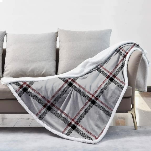 Bauer Luxury Soft Touch Heated Throw Plaid 120x160 Bauer Luxury Soft Touch Heated Throw Plaid 120x160