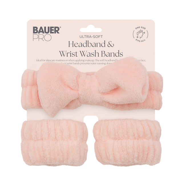 Bauer  Headband & Wrist Wash Band Set Bauer  Headband & Wrist Wash Band Set