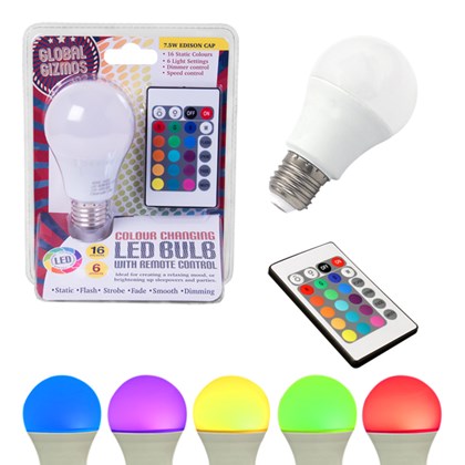 Colour Changing Lightbulb - Screw Cap