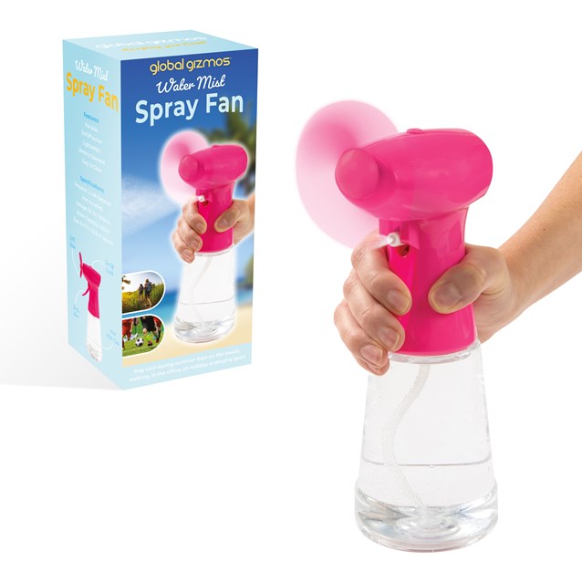 Handheld Water Mist Spray Fan - Pink Handheld Water Mist Spray Fan - Pink
