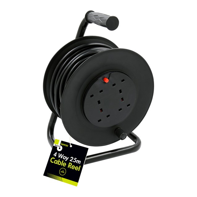 4 Way 25M Cable Reel - 13A 4 Way 25M Cable Reel - 13A