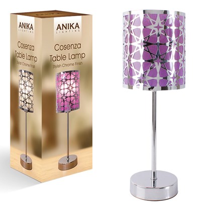Table Lamp - Purple Shade