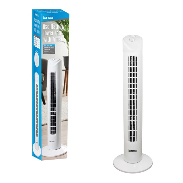 29" Tower Fan with Timer 29" Tower Fan with Timer