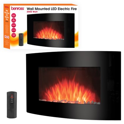LED Wall Mounted Fire - 2000w