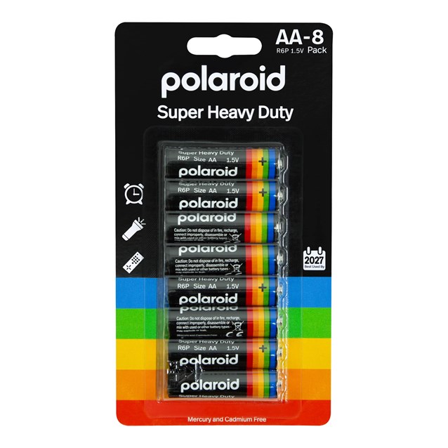 8pk AA Polaroid Heavy Duty Battery 8pk AA Polaroid Heavy Duty Battery