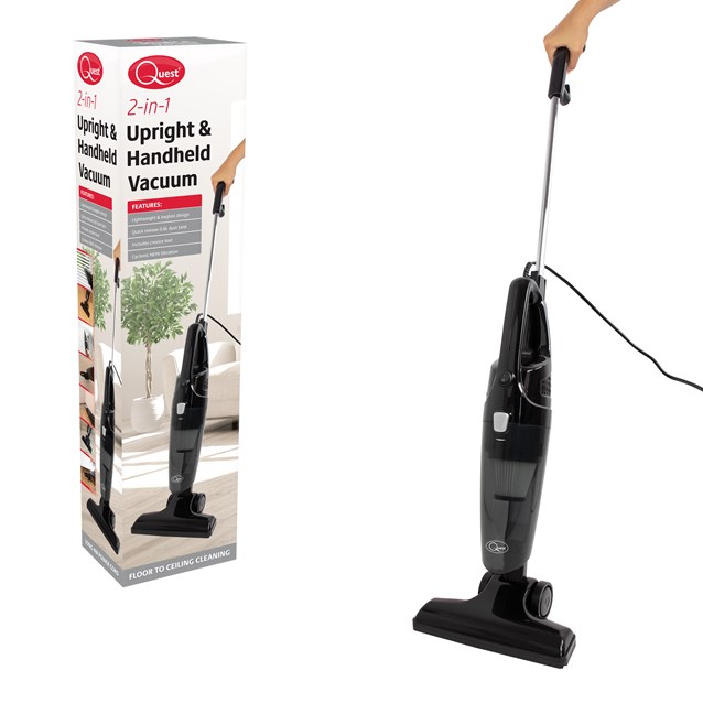 2-in-1 Upright & Handheld Vacuum Cleaner Black 2-in-1 Upright & Handheld Vacuum Cleaner Black