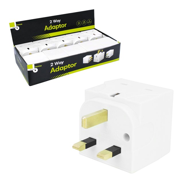 2 Way Adaptor - 13A 2 Way Adaptor - 13A