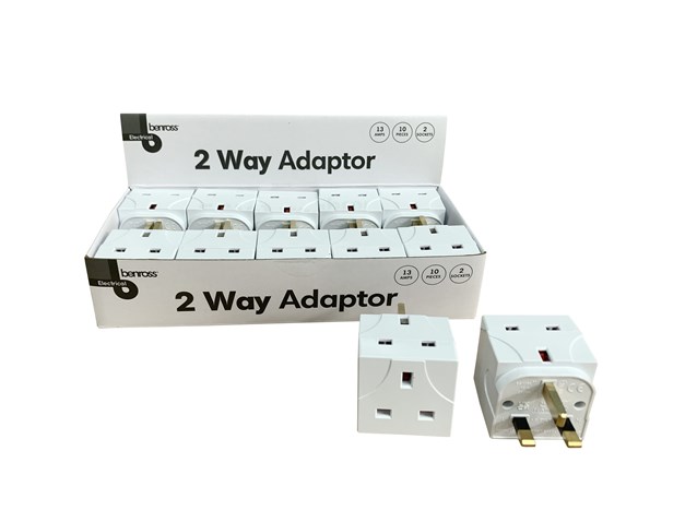 2 Way Adaptor - 13A 2 Way Adaptor - 13A