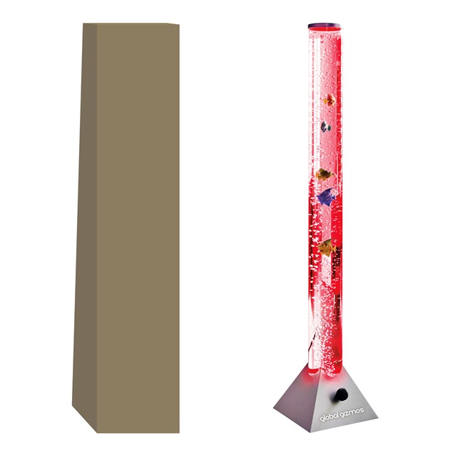 90cm Water Bubble Lamp With Fish (Brown Box) 90cm Water Bubble Lamp With Fish (Brown Box)