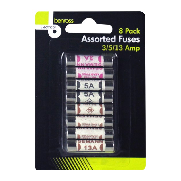 8pc Fuses Assorted 8pc Fuses Assorted