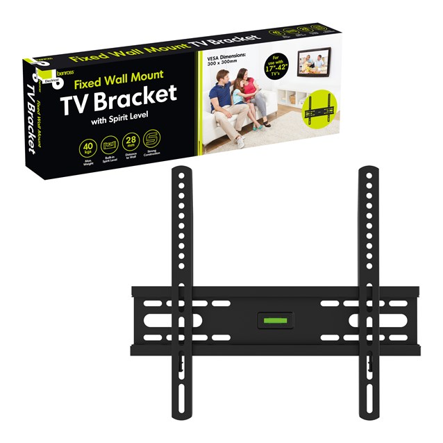 Fixed TV Bracket Hold 17"-42" TV Screens Fixed TV Bracket Hold 17"-42" TV Screens
