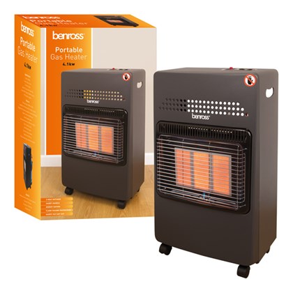 Gas Cab Heater with Reg & Pipe