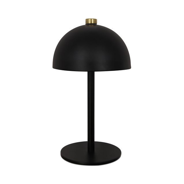 18cm Metal Mushroom Table Lamp - Black 18cm Metal Mushroom Table Lamp - Black