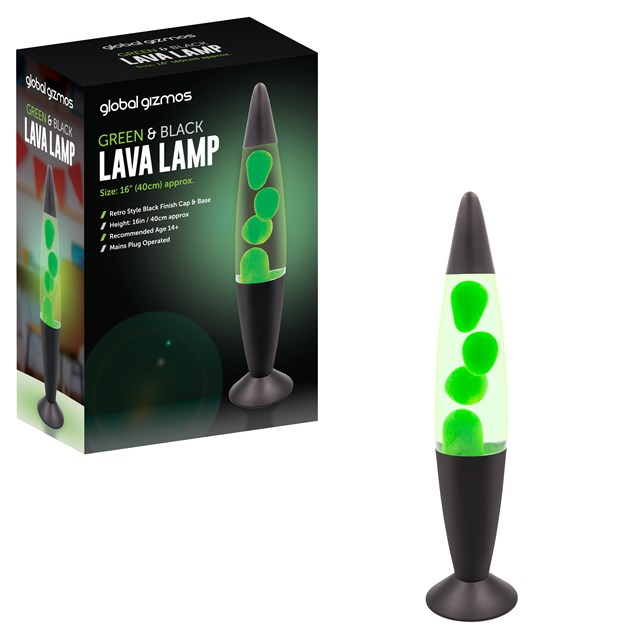 16" Lava Lamp-Green wax & Black base 16" Lava Lamp-Green wax & Black base