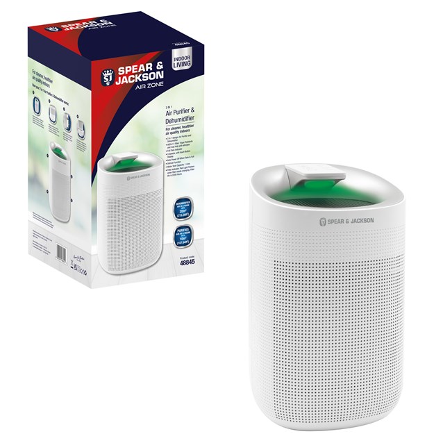 Spear & Jackson 2 in 1 Air Purifier & Dehumidifier Spear & Jackson 2 in 1 Air Purifier & Dehumidifier