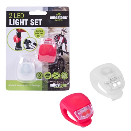 2pc Silicon Bike Lights