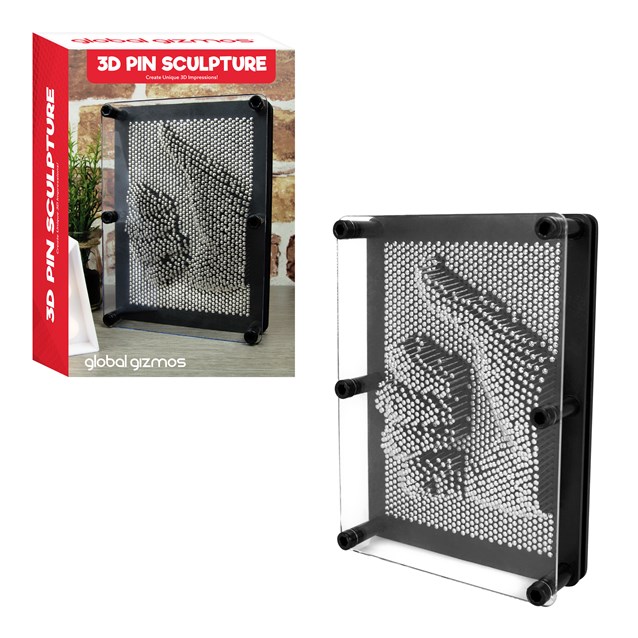 Pin Art Gadget - 7x5" Metal Pin Art Gadget - 7x5" Metal