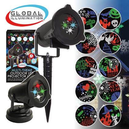Outdoor & Indoor LED Projector Light - 12 Patterns
