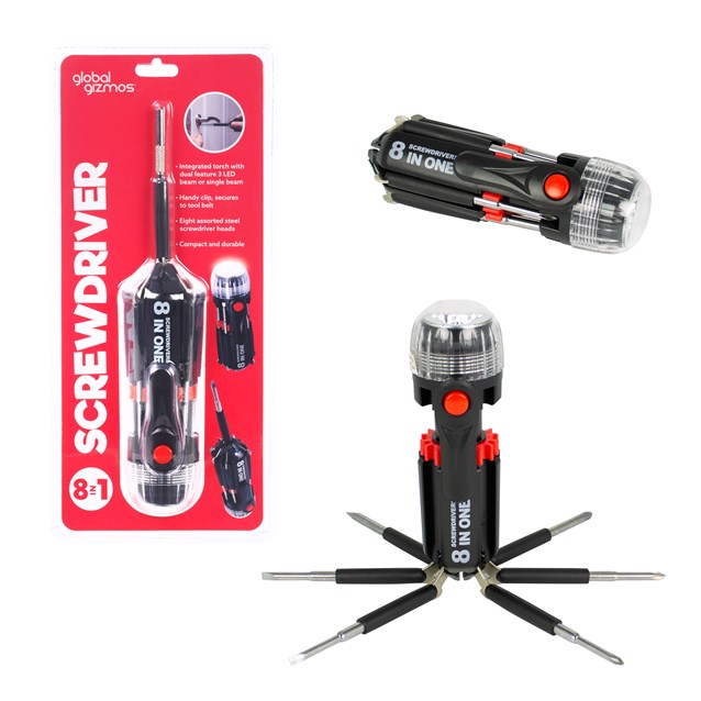 8in1 Screwdriver with Super Bright Light 8in1 Screwdriver with Super Bright Light