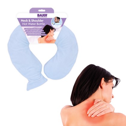 Bauer Neck & Shoulder Hot Water Bottle - Blue