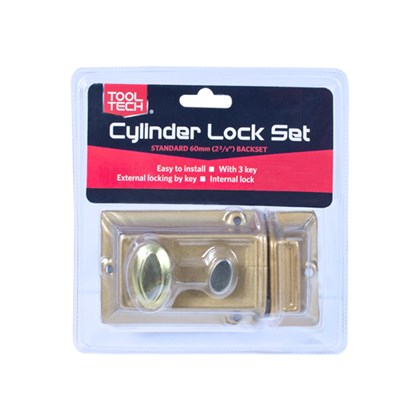 60MM Cylinder Door Lock Supplied With 3 Keys