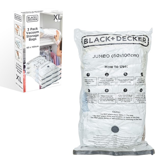 B+D Vacuum Bag 3pk Extra Large B+D Vacuum Bag 3pk Extra Large