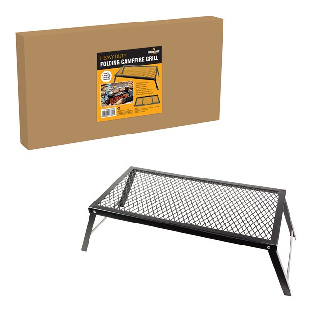 Heavy Duty Folding Campfire Grill - 55x30cm Heavy Duty Folding Campfire Grill - 55x30cm