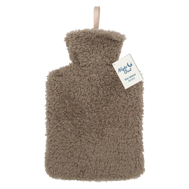 2L Taupe Teddy Fur Hot Water Bottle 2L Taupe Teddy Fur Hot Water Bottle