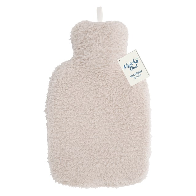 2L Beige Teddy Fur Hot Water Bottle 2L Beige Teddy Fur Hot Water Bottle