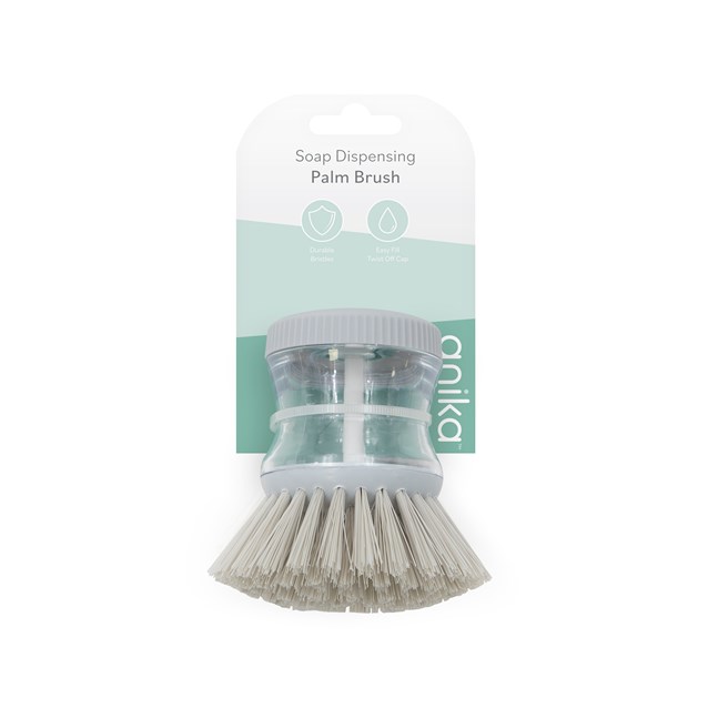 Soap dispensing palm brush Soap dispensing palm brush