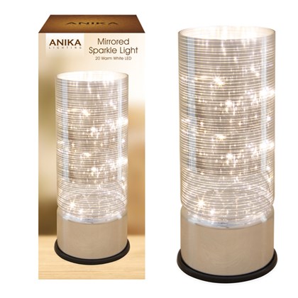Mirrored Sparkle Light With 20 Bulbs