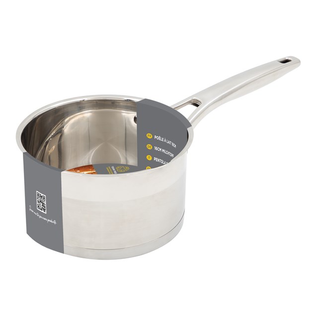 Blackmoor 16cm Stainless Steel Milk Pan