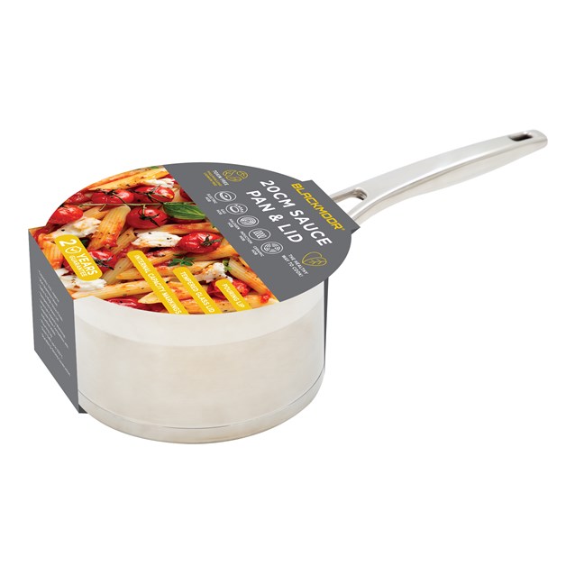 Blackmoor 20cm Stainless Steel Saucepan