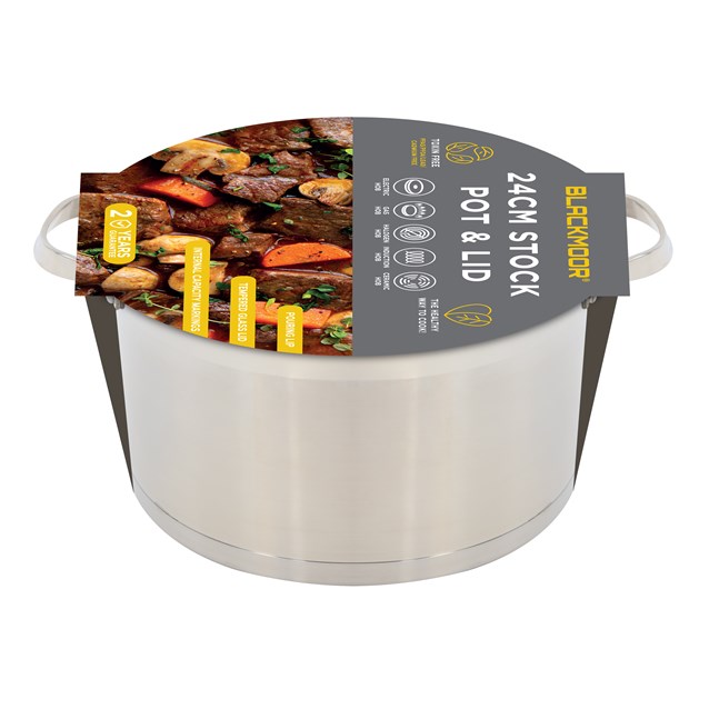 Blackmoor 24cm Stainless Steel Casserole
