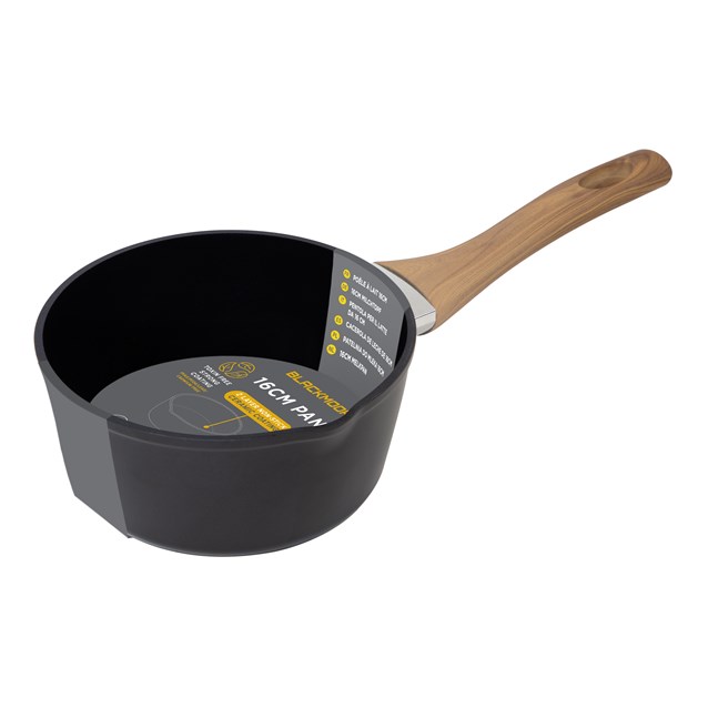 Blackmoor 16cm Wooden Handle Milk Pan