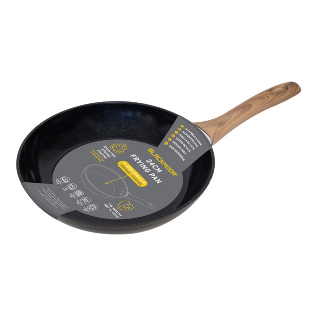Blackmoor 24cm Wooden Handle Frypan