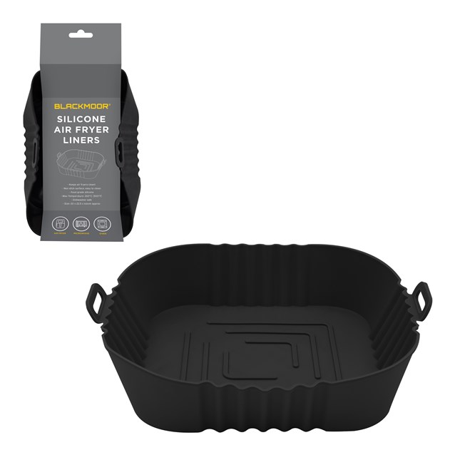 Blackmoor Silicone Air fryer liner 1pc, 20x20 Blackmoor Silicone Air fryer liner 1pc, 20x20