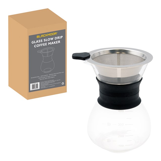 Blackmoor 400ml Glass Slow Drip Coffee Maker