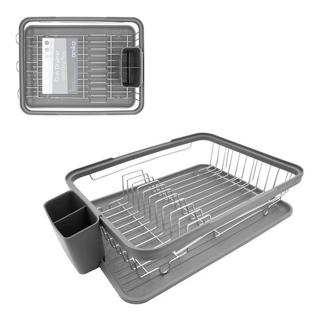 Dish Drainer - Grey Dish Drainer - Grey