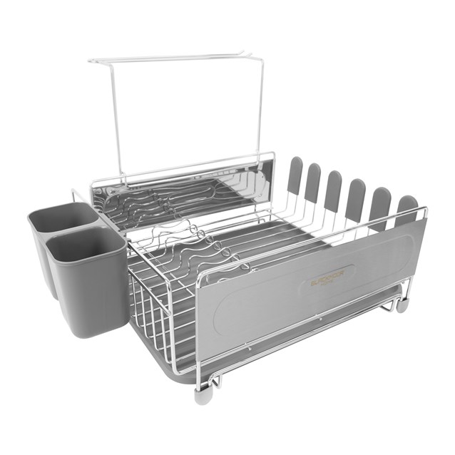 Blackmoor Deluxe Dish Drainer Grey Blackmoor Deluxe Dish Drainer Grey