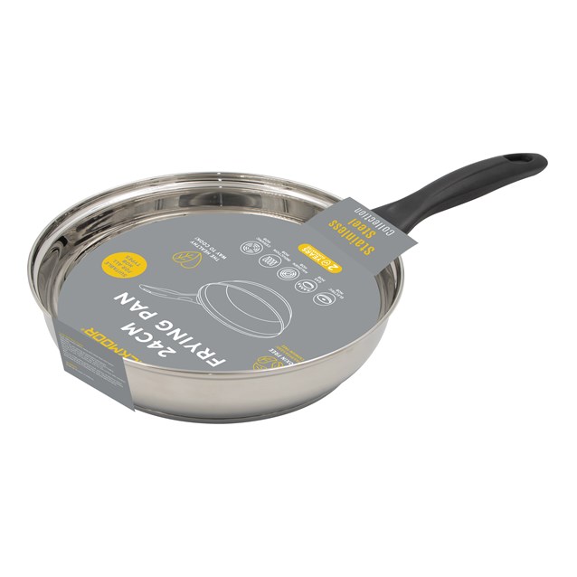 Blackmoor 24cm Stainless Steel Frying Pan