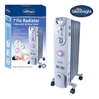Silentnight 7-Fin 1.5Kw Oil Filled Radiator