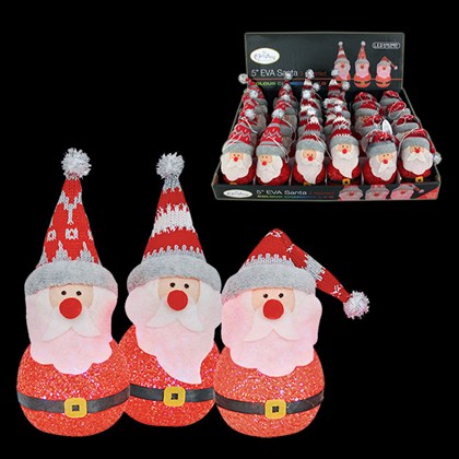 5" LED EVA Colour Changing Santa