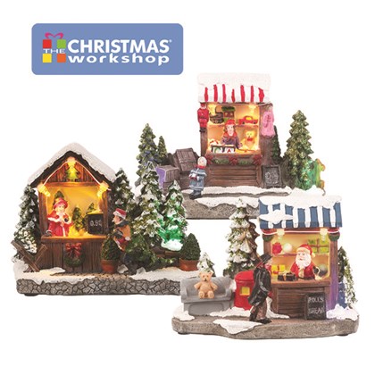 LED Festive Stalls/ 3 Assorted/ Battery Operated